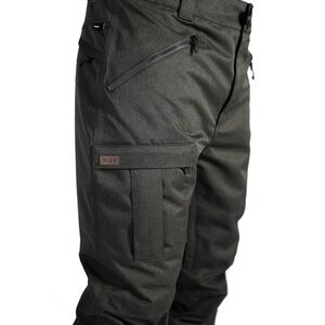 NWT RIDE SNOWBOARDS Men's YESLER Snow Pants - Waxed Black Melange Size Large